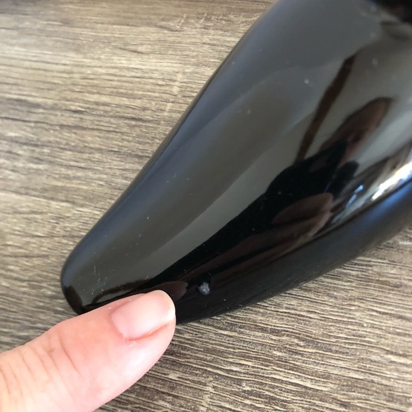 Vtg Beauceware Pottery MCM Black Ceramic Planter - Picture 12 of 14